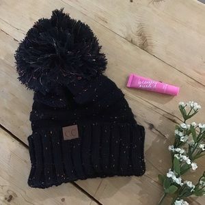 C.C pompom beanie